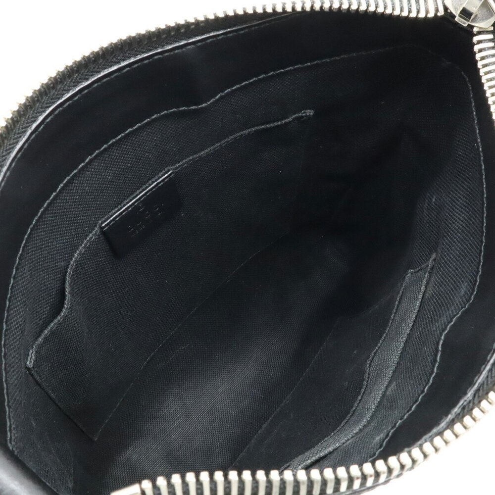 GUCCI Authentic Black Leather Shoulder Bag - Picture 9 of 10